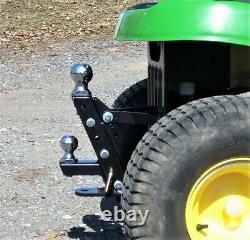 P&M Fabrication Adjustable Lawn Garden Tractor Hitch John Deere