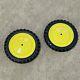 Pedal Tractor Wide Rear Tires And Rims Wheels Pair 12 X 1.75 John Deere