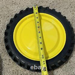 Pedal Tractor Wide Rear Tires And Rims Wheels pair 12 X 1.75 John Deere