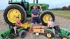 Playing With Kids Tractors And New Trailer To Fix Real Tractor Tractors For Kids