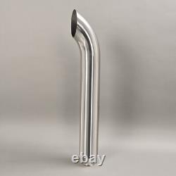 Polishing Exhaust Stack Pipe with Bend For John Deere 3010 3020 4010 4020 Tractor