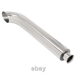 Polishing Exhaust Stack Pipe with Bend For John Deere 3010 3020 4010 4020 Tractor
