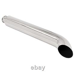 Polishing Exhaust Stack Pipe with Bend For John Deere 3010 3020 4010 4020 Tractor