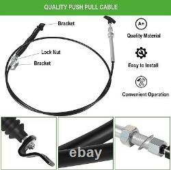 Push Pull Control Cable AM132704 for John Deere Snow Thrower Tractors