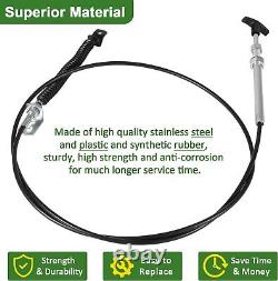 Push Pull Control Cable AM132704 for John Deere Snow Thrower Tractors