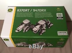 RARE John Deere Company Edition Ertl 1/64 100th Anniv 8370RT & 9470RX Tractors