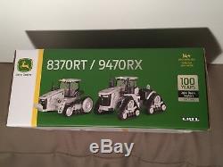 RARE John Deere Company Edition Ertl 1/64 100th Anniv 8370RT & 9470RX Tractors