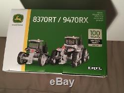 RARE John Deere Company Edition Ertl 1/64 100th Anniv 8370RT & 9470RX Tractors