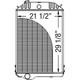 Re21897 Radiator Fits John Deere 4440 Overall Height 37in