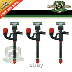 RE36939 Injector Set 3pk For John Deere Tractors 5400, 6200, 6300, 6400, 6500+