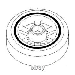 RE57603 Pulley with Dampener Fits John Deere 8100 8100T 8110T 8120 ++ Tractors