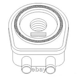 RE61767 NEW Engine Oil Cooler Filter Head Fits John Deere Tractors 2030, 2130+
