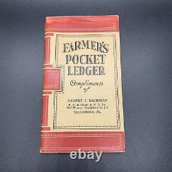 Rare VGC 1925 John Deere Tractors Farmers Pocket Ledger Vintage Catalog Booklet