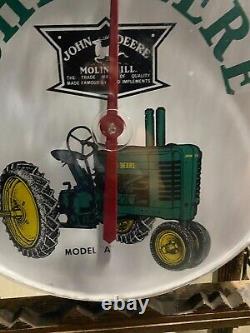 Rare! Vintage LARGE John Deere Tractors Thermometer 18 Working FARM FEED SEED