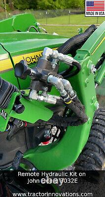 Remote Hydraulic Kit John Deere 2, 3, 4 Series Tractors-Simple 15 min. Install
