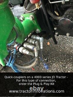 Remote Hydraulic Kit John Deere 2, 3, 4 Series Tractors-Simple 15 min. Install
