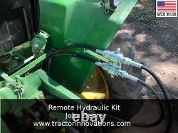 Remote Hydraulic Kit John Deere 2, 3, 4 Series Tractors-Simple 15 min. Install