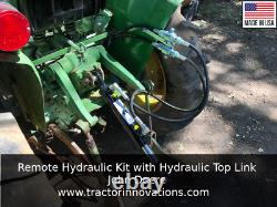 Remote Hydraulic Kit John Deere 2, 3, 4 Series Tractors-Simple 15 min. Install