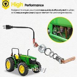 Replace DZ102076 Engine Coolant Heater Kit Fit for John Deere Tractors, RE227949