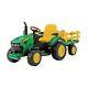 Ride-on Toy Electric Tractor 12v John Deere Ground Force Igor0047 Peg Perego