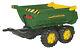 Rolly Toys Large John Deere Green Halfpipe Tipping Trailer For Rolly Tractors