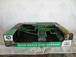 Scale Models Ertl 1/8 John Deere Disk Disc Harrow Farm Toy Implement