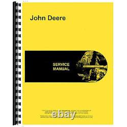 Service Manual Fits John Deere 4850 Tractor