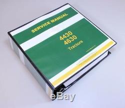 Service Manual For John Deere 4430 Tractor Repair Technical Shop Book