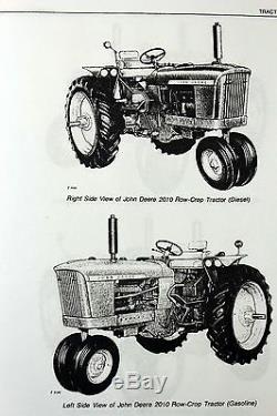 Service Manual Set For John Deere 2010 Tractor Parts Operators Owners Shop