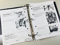 Service Manual Set For John Deere 650 750 Tractor Parts Catalog Tech Repair Book