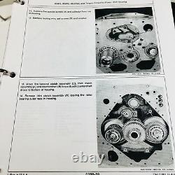 Service Manual for John Deere 550A 555A Crawler Bulldozer Loader Technical