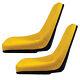 Set Of 2 Yellow Seats Fits John Deere Fits Jd Fits Gator Aip Tm333yl