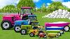 Small To Giant John Deere Tractors Transporting Battle With Lime Farming Simulator 22