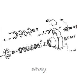 T40859 Final Drive Pinion Shaft Fits John Deere Dozers 450E 550 550A 550B 555