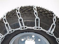 TIRE CHAINS for John Deere Tractor Mower Snow Blower Thrower 2-Link 23X10.50X12
