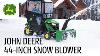 Take The Neighborhood By Storm John Deere 44 In Snow Blower