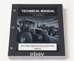 Technical Manual fits John Deere X570 X580 Series Tractors TM158619
