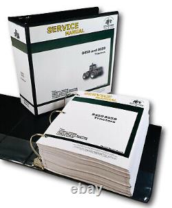 Technical Service Manual For John Deere 8450 8650 Tractor Repair Shop Book