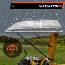 Top Canopy with Bracket For John Deere Compact Utility Tractors ROPS-White