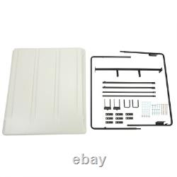 Top Canopy with Bracket For John Deere Compact Utility Tractors ROPS-White