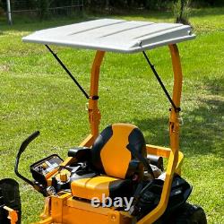 Top Canopy with Bracket For John Deere Compact Utility Tractors ROPS-White