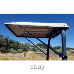 Top Canopy with Bracket For John Deere Compact Utility Tractors ROPS-White