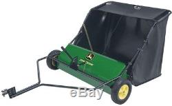 Tow Behind Lawn Sweeper Leaf Grass Clean Up Tractor Collector John Deere 42 in