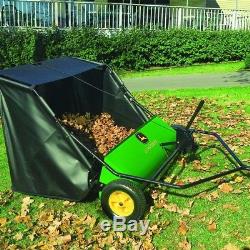 Tow Behind Lawn Sweeper Leaf Grass Clean Up Tractor Collector John Deere 42 in