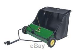 Tow Behind Lawn Sweeper Leaf Grass Clean Up Tractor Collector John Deere 42 in