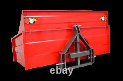 Tractor 3 Point Hitch Hydraulic Dump Box-FREE SHIPPING