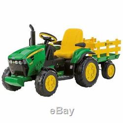 Tractor Electrical Battery Powered Tow John Deere Ground Force Peg Perego 12v