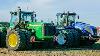 Tractor Pulling John Deere 9520 Vs New Holland T9 565 Claas 95e