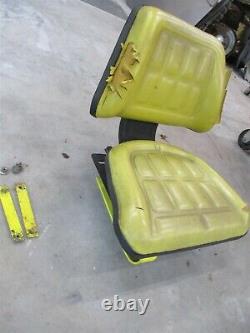 Tractor Seat with Adjuster & Brackets John Deere 400 Garden Tractor -Ships FAST