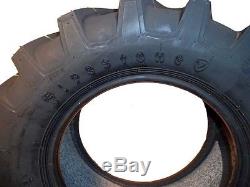 Two 23x10.50-12 Firestone Flotation 23 Garden Tractor Lug Tires fit John Deere